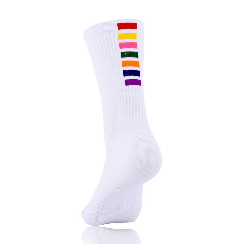 Load image into Gallery viewer, Pedal Slave Cycling Socks Bicyle Sock White/Black MP033