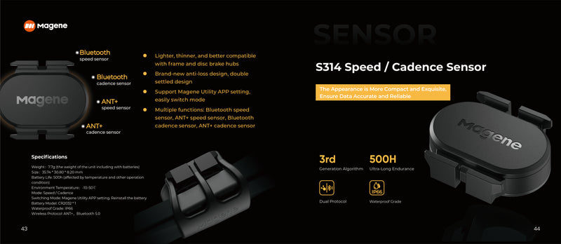Load image into Gallery viewer, Magene S314 Speed/Cadence Dual Mode Sensor