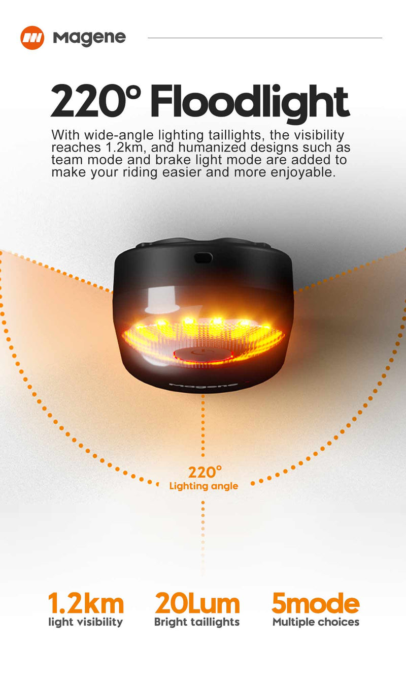 Load image into Gallery viewer, Magene L508 Radar Tail Light Rear Lights Seemee508