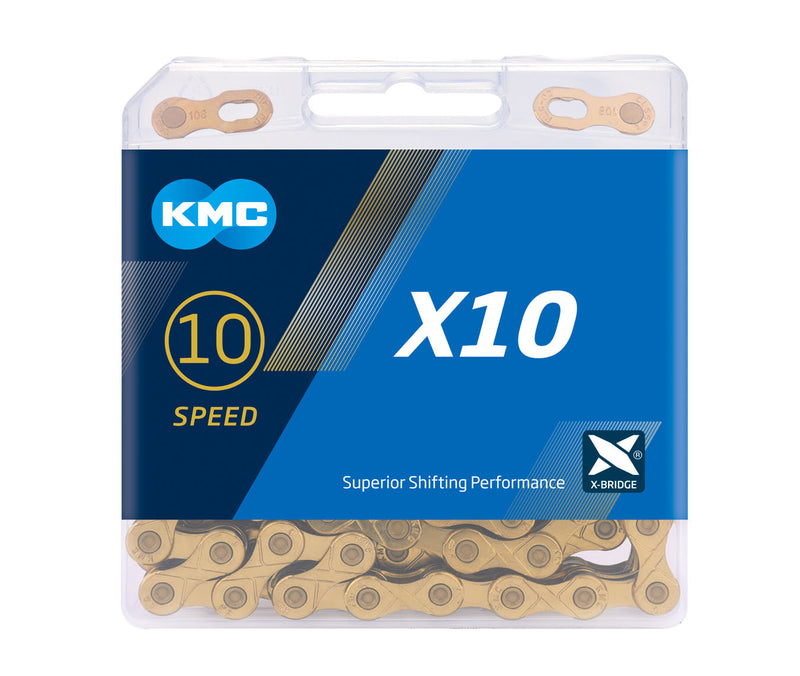 Load image into Gallery viewer, KMC X10 10 Speed Bicycle Chain