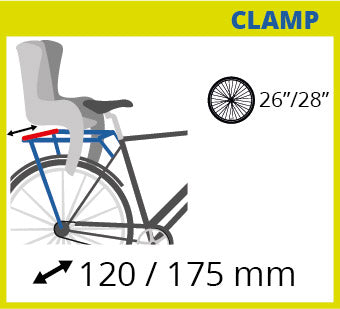 Load image into Gallery viewer, Bellelli Pepe Bicycle Mounted Child Bicycle Rear Seat