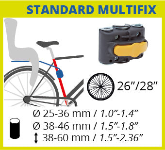 Load image into Gallery viewer, Bellelli Pepe Bicycle Mounted Child Bicycle Rear Seat