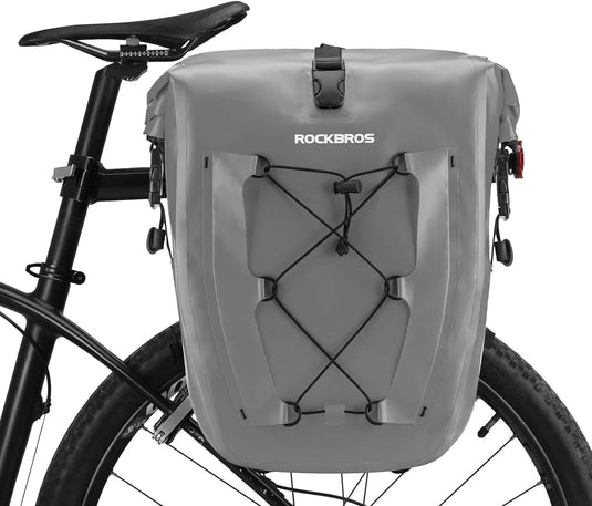 ROCKBROS Bike Pannier 27L Bicycle Rear Seat Carrier Waterproof Bag AS002