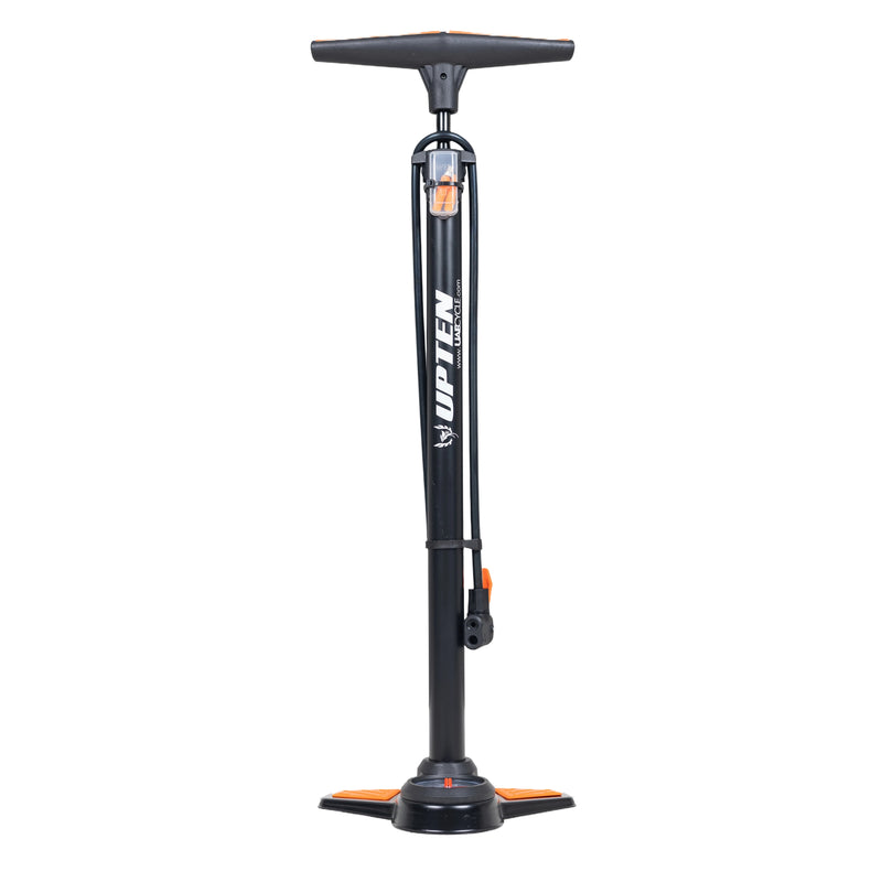 Load image into Gallery viewer, Upten Bicycle Floor Air Pump  with Gauge 160 Psi Stand Foot Bike Pumps 042
