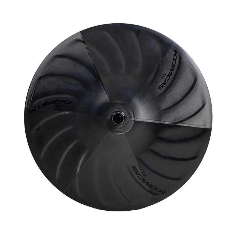Load image into Gallery viewer, KOMCAS TT Triathlon 970g  Wind &amp; Fire  Disc Brake Carbon Rear Disc Wheel
