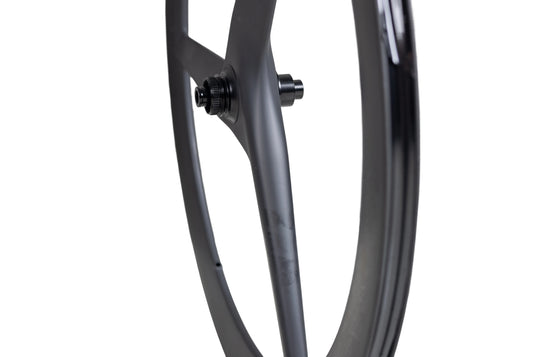 KOMCAS Tri Blade Triathlon Disc Brake Carbon Front Wheel