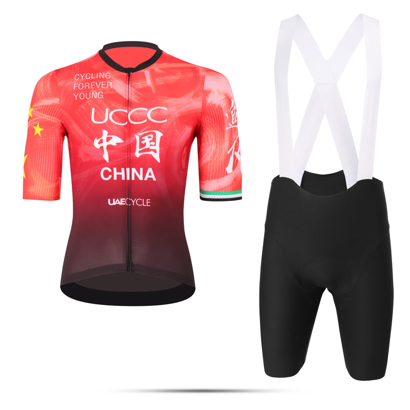 Load image into Gallery viewer, UCCC Pro Cycling Jersey Set Unisex
