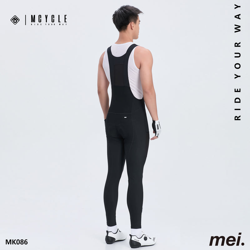 Load image into Gallery viewer, Mcycle Men's Cycling Thermal Bib Tight with Pocket MK086
