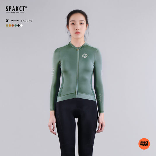 Spackt X Series Women's Long-Sleeved Cycling Jersey YB221066