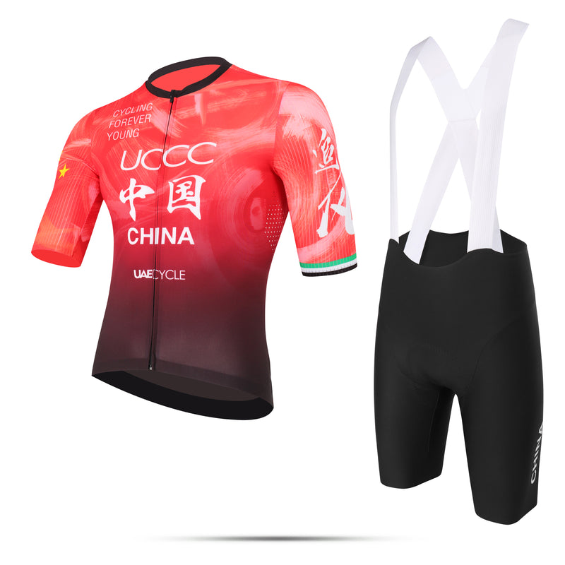 Load image into Gallery viewer, UCCC Pro Cycling Jersey Set Unisex
