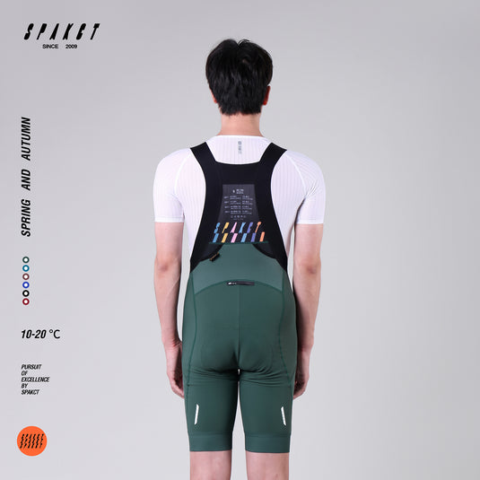 Spakct Spring/Autumn Men's Fleece-lined Cycling Bib Shorts  10-20℃ YC212010