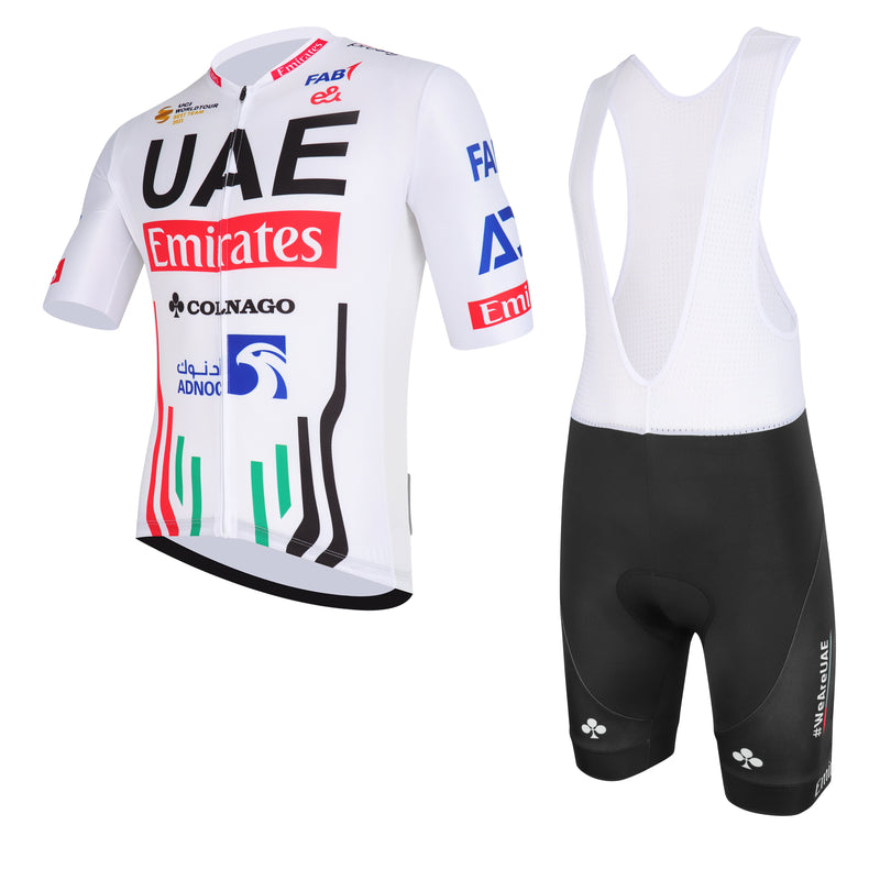 Load image into Gallery viewer, Team UAE Emirates Jersey and Bib Tights Unisex
