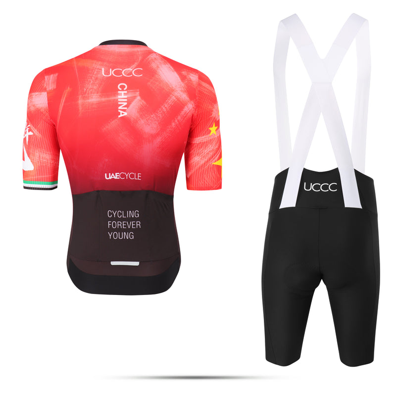 Load image into Gallery viewer, UCCC Pro Cycling Jersey Set Unisex
