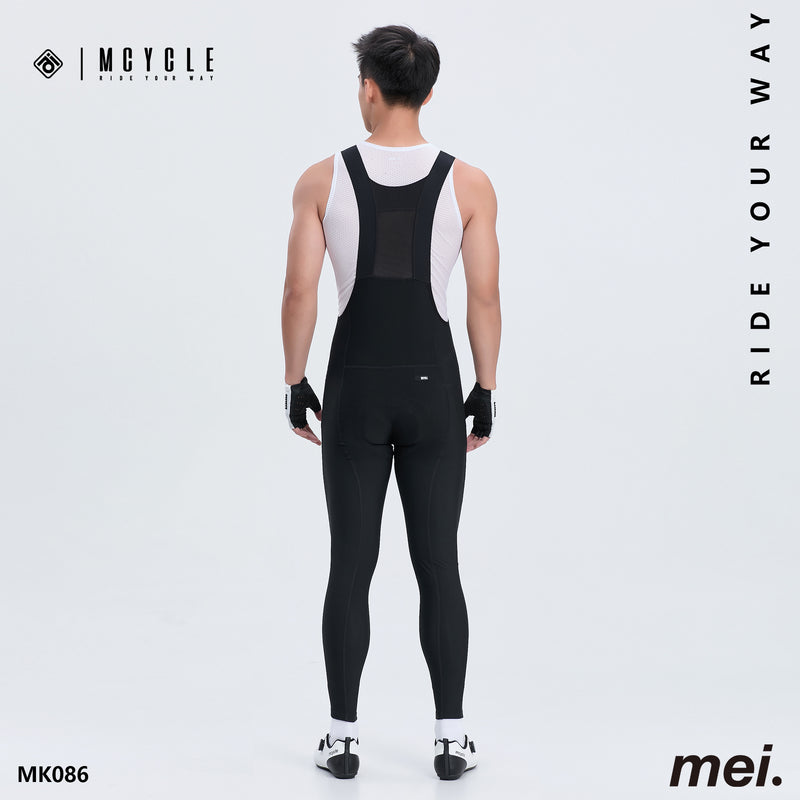 Load image into Gallery viewer, Mcycle Men's Cycling Thermal Bib Tight with Pocket MK086
