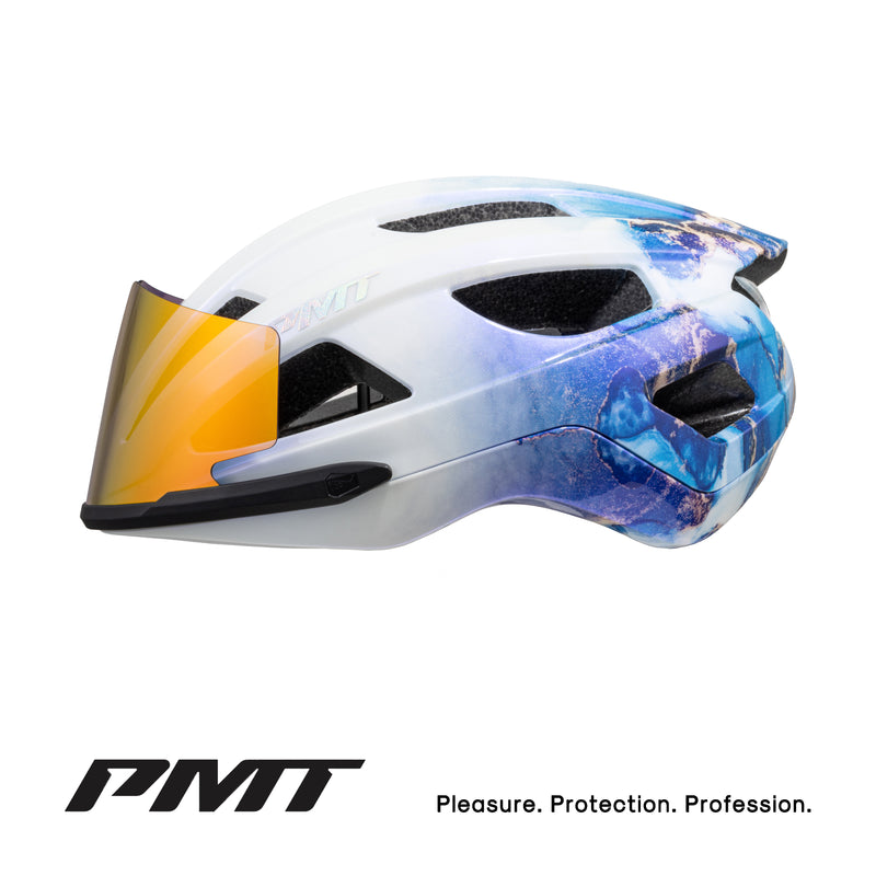 Load image into Gallery viewer, PMT Golf 3 Cycling Helmet with Magnetic Sunglasses
