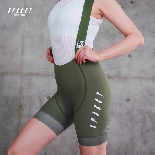 Spackt Green Mountain Women's Bicycle Bib Shorts YC121024