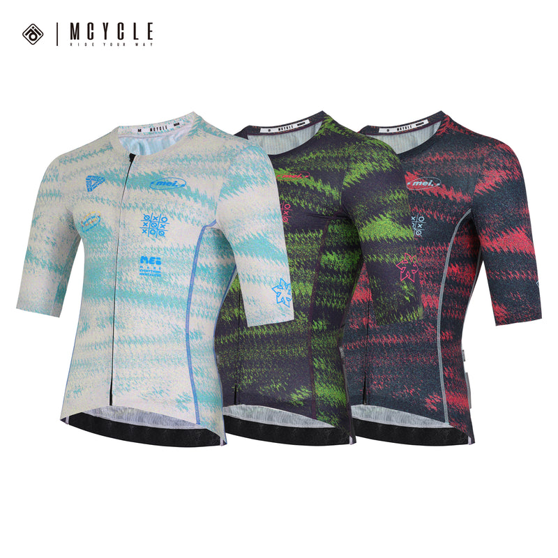 Load image into Gallery viewer, Mcycle Men's Pro Performance Short Sleeve Cycling Jersey MY336
