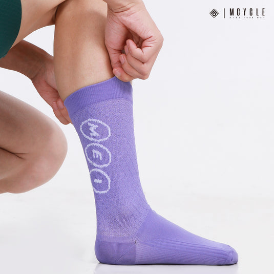 MCYCLE Unisex High-Elastic Athletic Knitted Cycling Socks - MP059 Dopamine Series