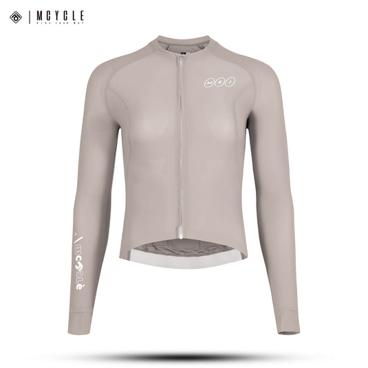 Mcycle Solid Color Women's Long Sleeve Cycling Jersey Anti UV 50+ MY356W