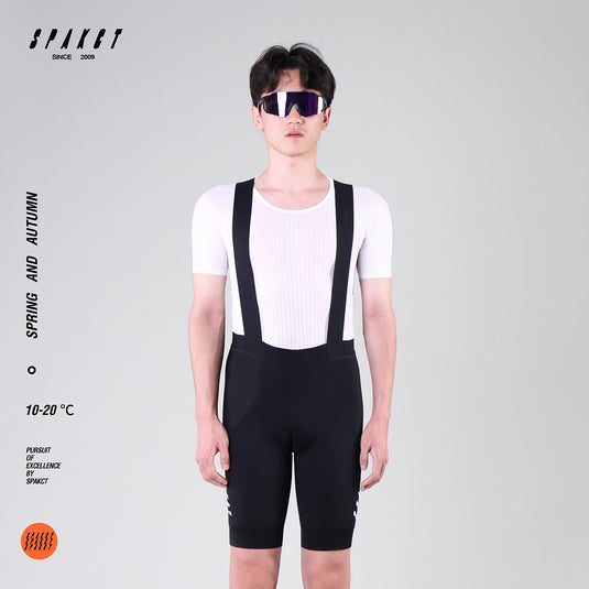 Spakct Spring/Autumn Men's Fleece-lined Cycling Bib Shorts  10-20℃ YC212010