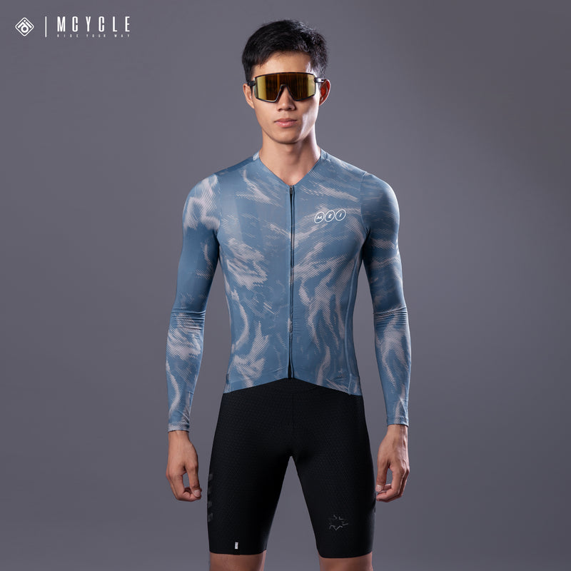 Load image into Gallery viewer, Mcycle Pro Men's Long Sleeve Cycling Jersey MY358
