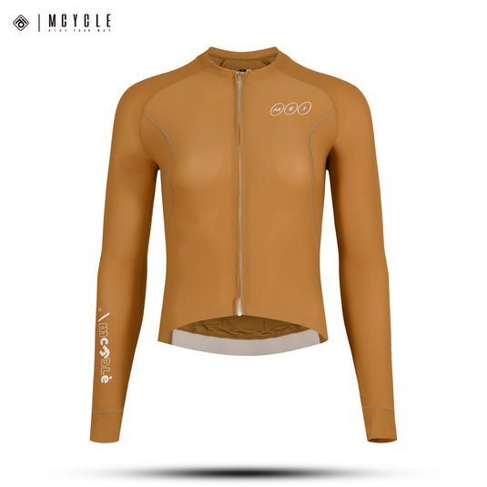 Mcycle Solid Color Women's Long Sleeve Cycling Jersey Anti UV 50+ MY356W