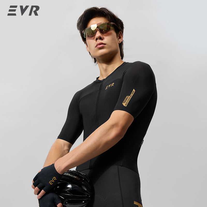 Load image into Gallery viewer, EVR TECH Series Men's Cycling Short Sleeve Jersey - Gilding Edition -2623
