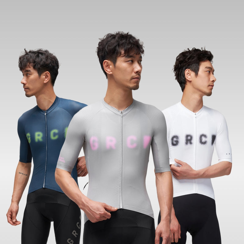 Load image into Gallery viewer, GRC Men's Temp Control Logo Cycling Jersey 1101
