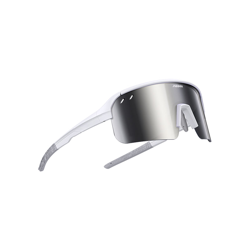 Load image into Gallery viewer, SUNRIMOON Twilight Half‑Rimmed Cycling Sunglasses Lenses By ZEISS, Photochromic, Interchangeable Sports Glasses for Cycling Running Outdoo JN2501B
