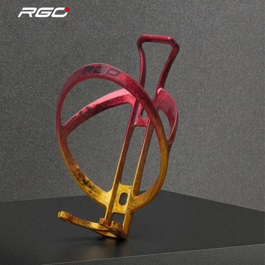RGO Bike Bottle Cage, Ultralight PVD Vacuum Electroplating Water Bottle Holder, PC‑Fiberglass
