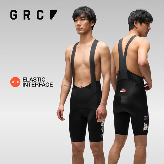 GRC x Pang Hu Men's Cycling Bib Shorts - Limited Edition Unisex Pro Racing Bibs 1171
