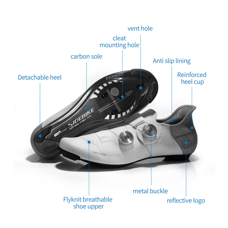 Load image into Gallery viewer, Sidebike SD-032 Professional Carbon Road Cycling Shoes

