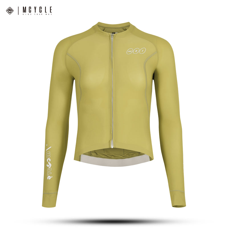 Load image into Gallery viewer, Mcycle Solid Color Women's Long Sleeve Cycling Jersey Anti UV 50+ MY356W
