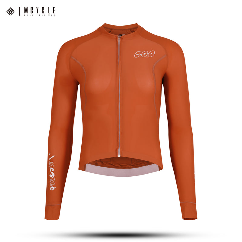Load image into Gallery viewer, Mcycle Solid Color Women's Long Sleeve Cycling Jersey Anti UV 50+ MY356W
