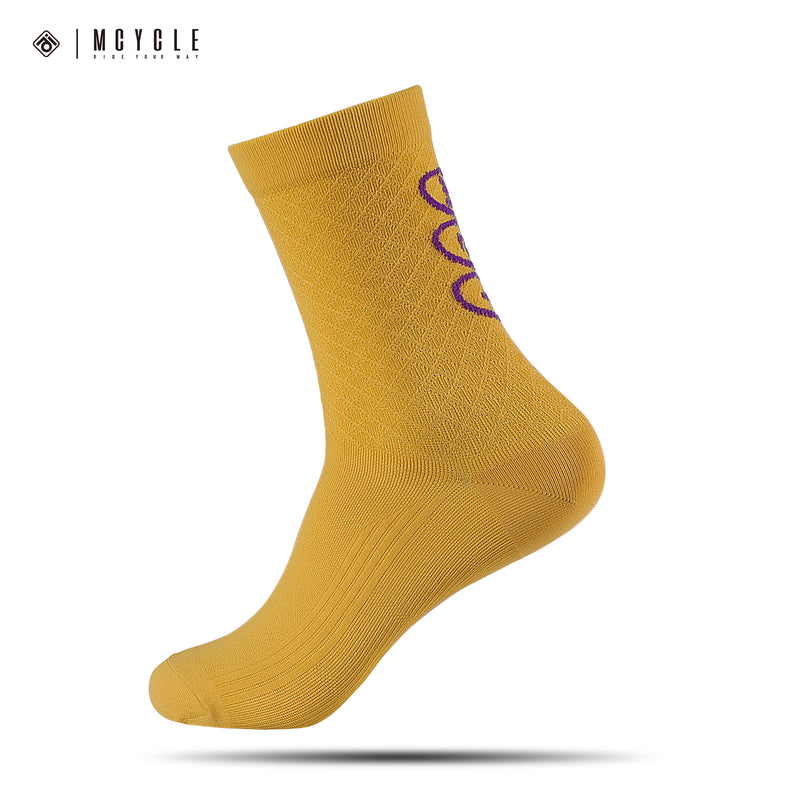 Load image into Gallery viewer, MCYCLE Unisex High-Elastic Athletic Knitted Cycling Socks - MP059 Dopamine Series
