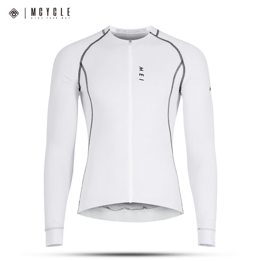 MCYCLE Men’s Long Sleeve Cycling Jersey – UV50+ Breathable Performance Pro Fit MY341