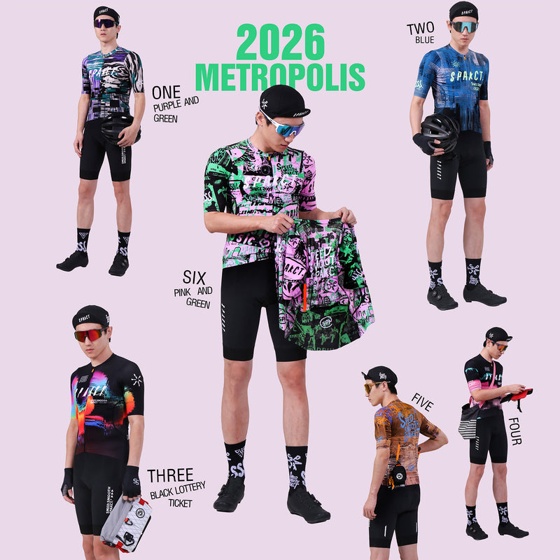 Load image into Gallery viewer, Spakct Metropolitan Pro Men's Cycling Jersey YB111132
