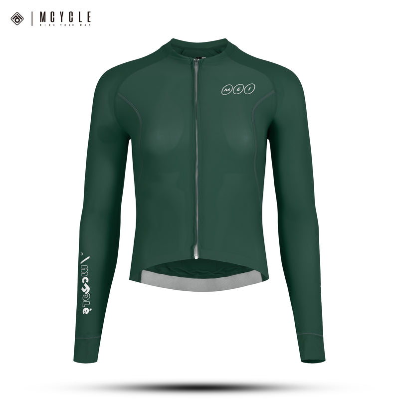 Load image into Gallery viewer, Mcycle Solid Color Women's Long Sleeve Cycling Jersey Anti UV 50+ MY356W
