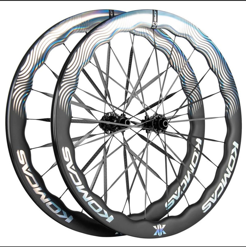 Load image into Gallery viewer, KOMCAS EVO MAX Undulating Road Bike Carbon Wheel
