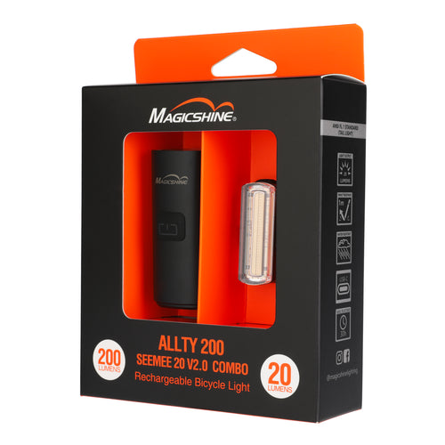 Magicshine Allty200 + Seemee20  Cycling Light Combo