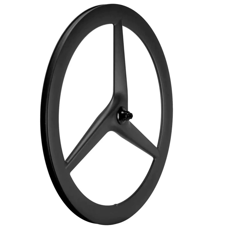 Load image into Gallery viewer, KOMCAS Tri Blade Triathlon Disc Brake Carbon Front Wheel
