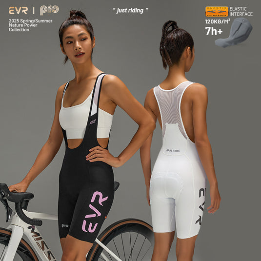 EVR Women’s Pro Cycling Bib Shorts – KX-2428 (Powered by Elastic Interface®)