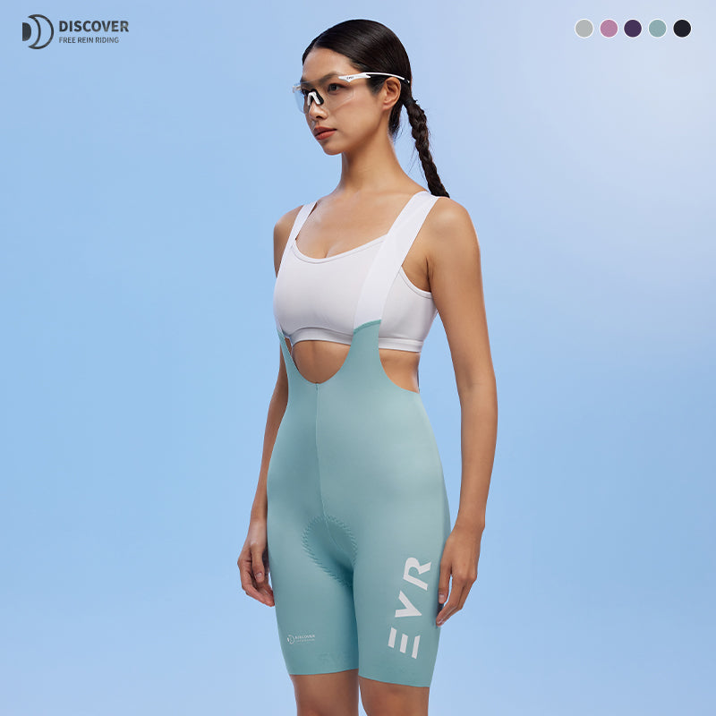 Load image into Gallery viewer, EVR Women’s DISCOVER One-Piece Pro Bib Shorts – 2506 (Powered by Dolomiti®)
