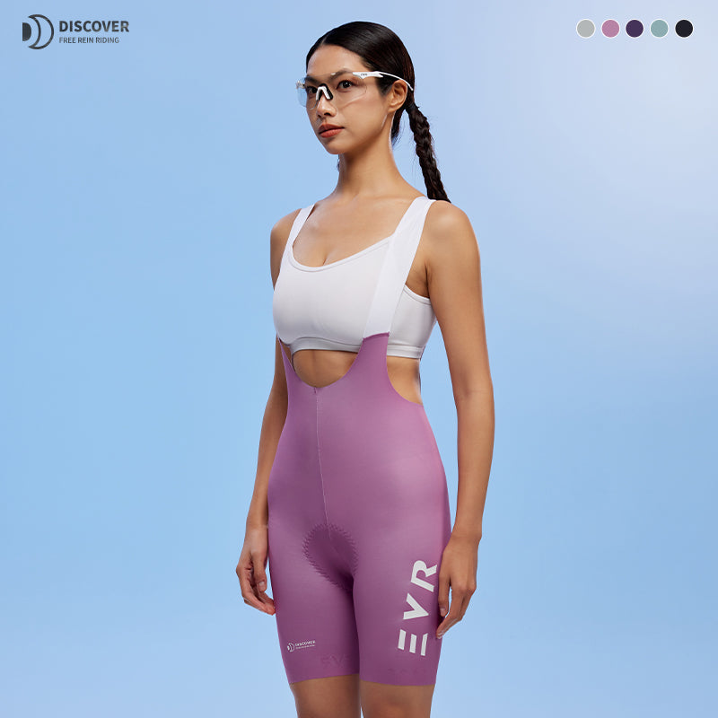Load image into Gallery viewer, EVR Women’s DISCOVER One-Piece Pro Bib Shorts – 2506 (Powered by Dolomiti®)
