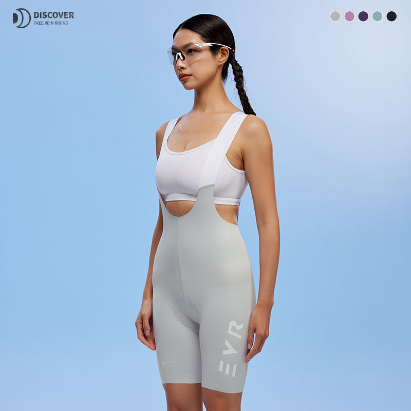 Load image into Gallery viewer, EVR Women’s DISCOVER One-Piece Pro Bib Shorts – 2506 (Powered by Dolomiti®)
