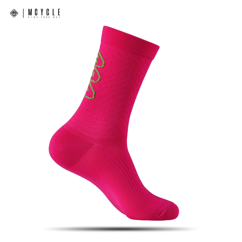 Load image into Gallery viewer, MCYCLE Unisex High-Elastic Athletic Knitted Cycling Socks - MP059 Dopamine Series
