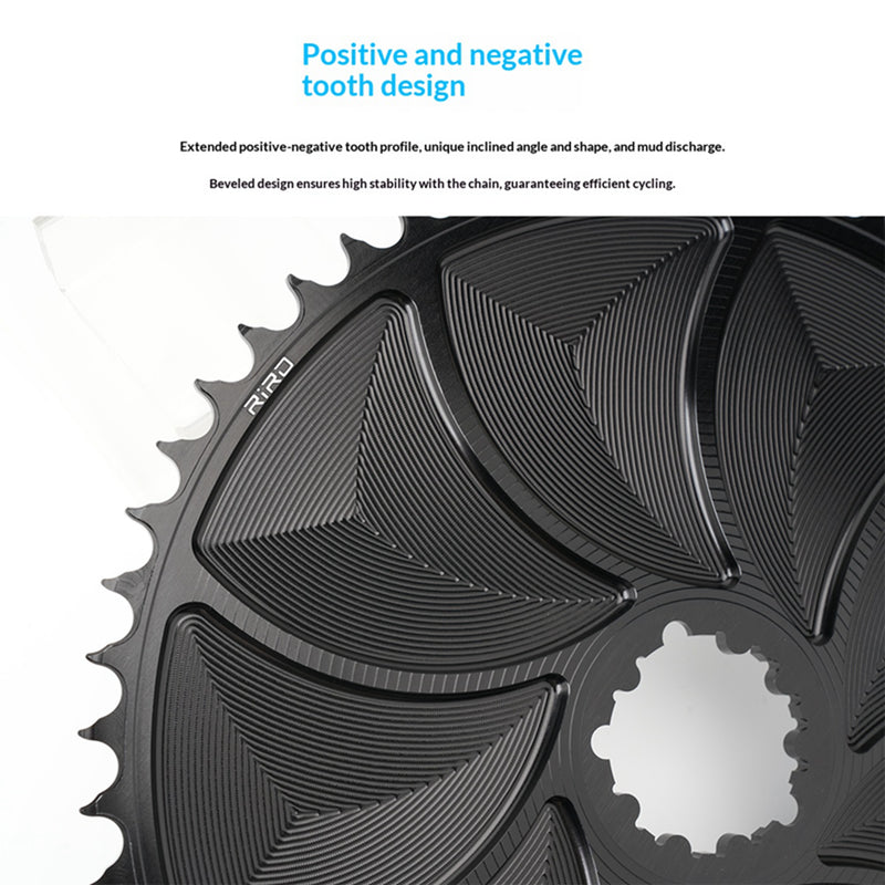 Load image into Gallery viewer, Riro Road GT12 CNC GXP Bike Chainring /52/54/56T Single Chainwheel Closed Chainring
