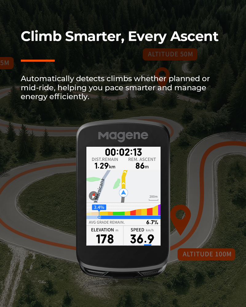 Load image into Gallery viewer, Magene C606 V2 Smart GPS Cycling Computer
