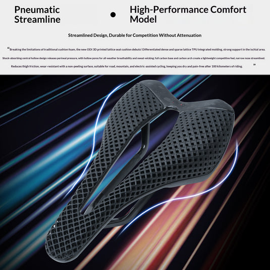 ODI P02 Carbon Fiber 3D Printed Cycling Saddle