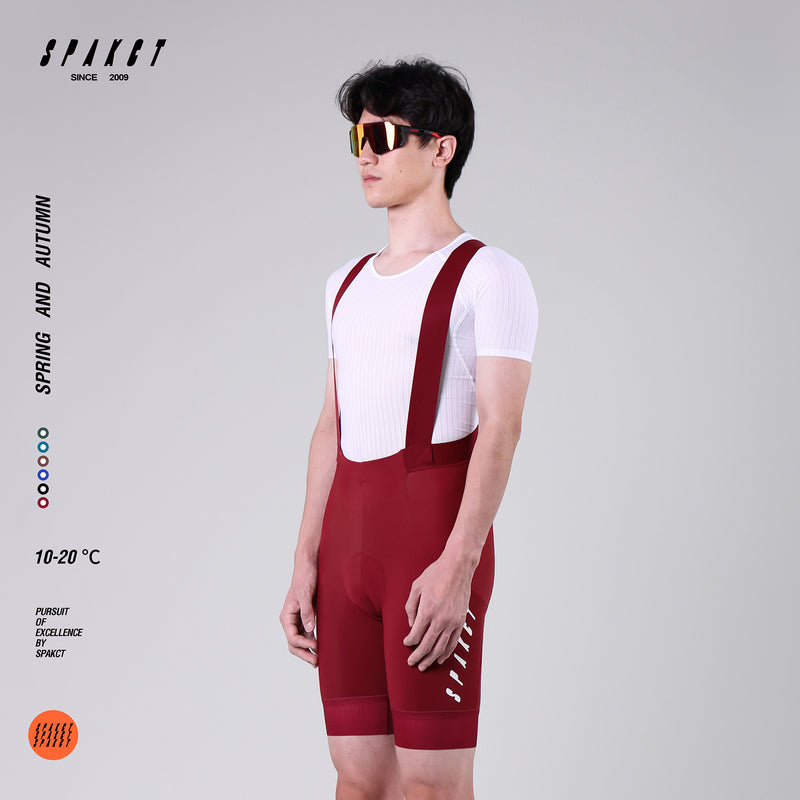 Load image into Gallery viewer, Spakct Spring/Autumn Men's Fleece-lined Cycling Bib Shorts  10-20℃ YC212010
